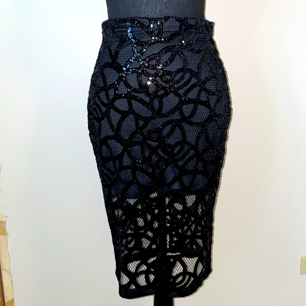 *NWT* Express Sequin Pencil Skirt
